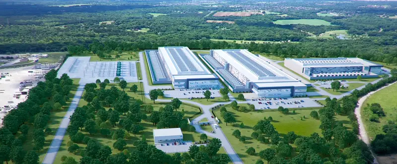 Data center infrastructure image